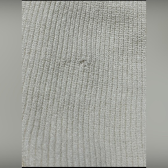 Dot rebecca off the shoulder dress in cream size L. - Picture 4 of 5